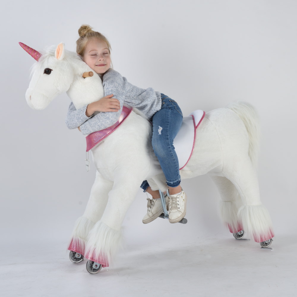 unicorn rocking horse pottery barn